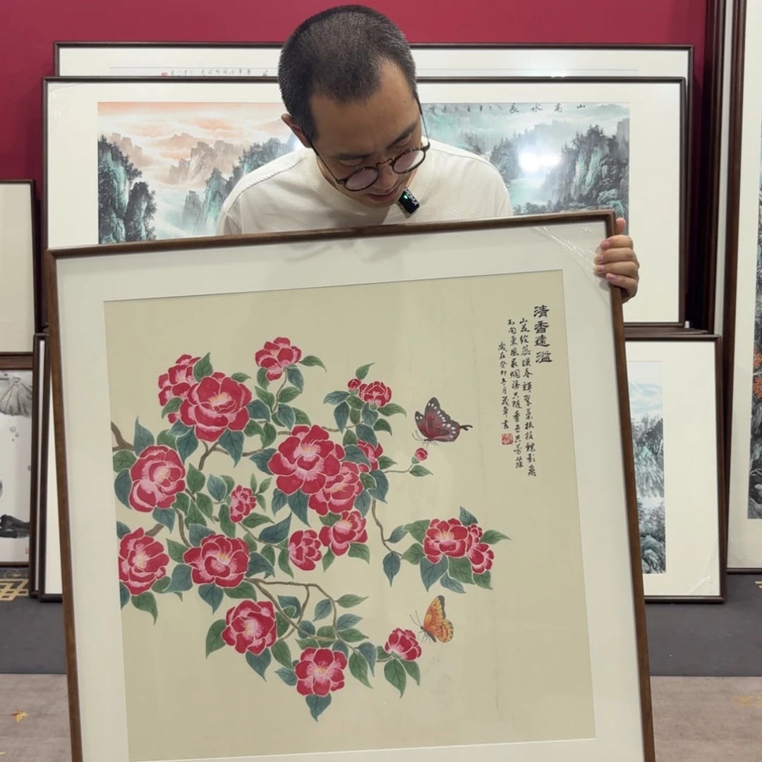 国画带框80/80尺寸