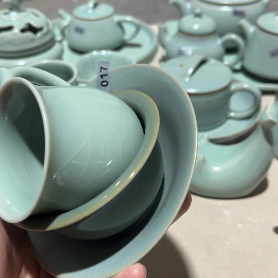 【闪购商品】张****⁸微瑕打包汝瓷