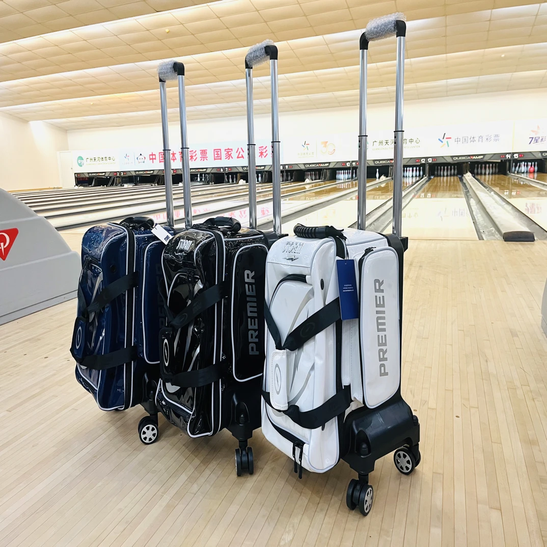 新款风暴保龄球4轮2球包