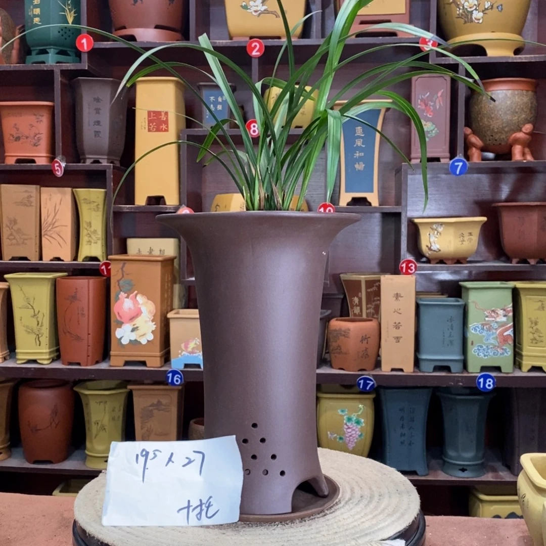 紫砂艺术紫砂花盆