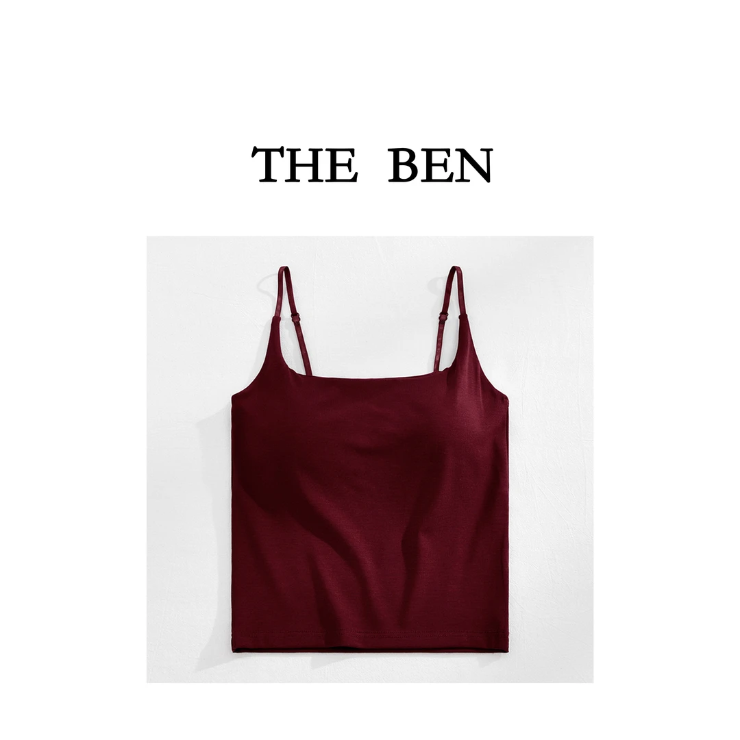 THEBEN福利2025新品舒适无钢圈一体胸垫内搭纯欲文胸美背DE12173