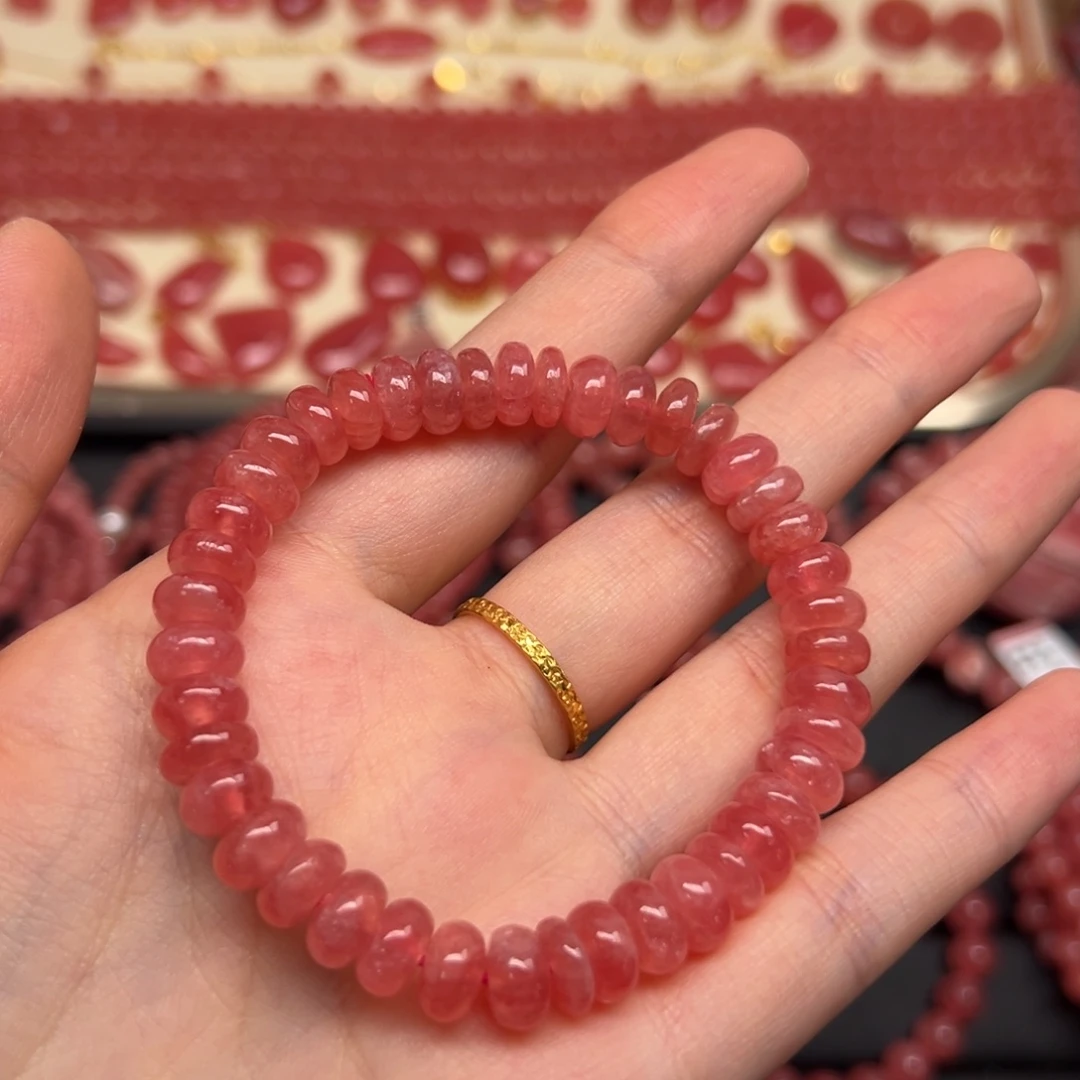 菱锰矿（红纹石）合金手绳粉*