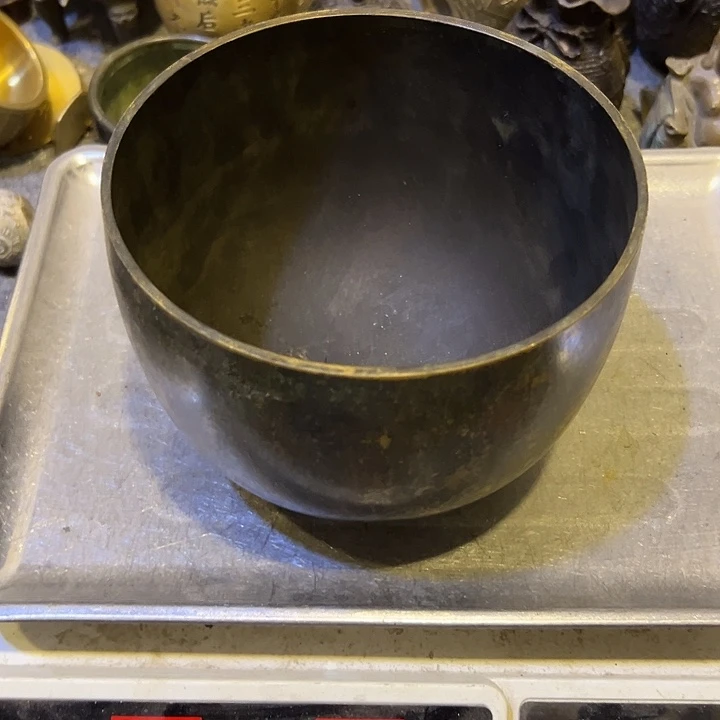 大***雨黄铜摆件，文房工艺品摆件