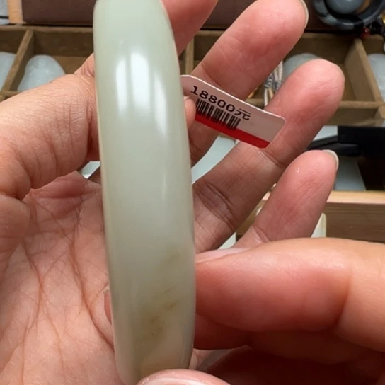 和田玉未镶嵌颈饰且末手镯54