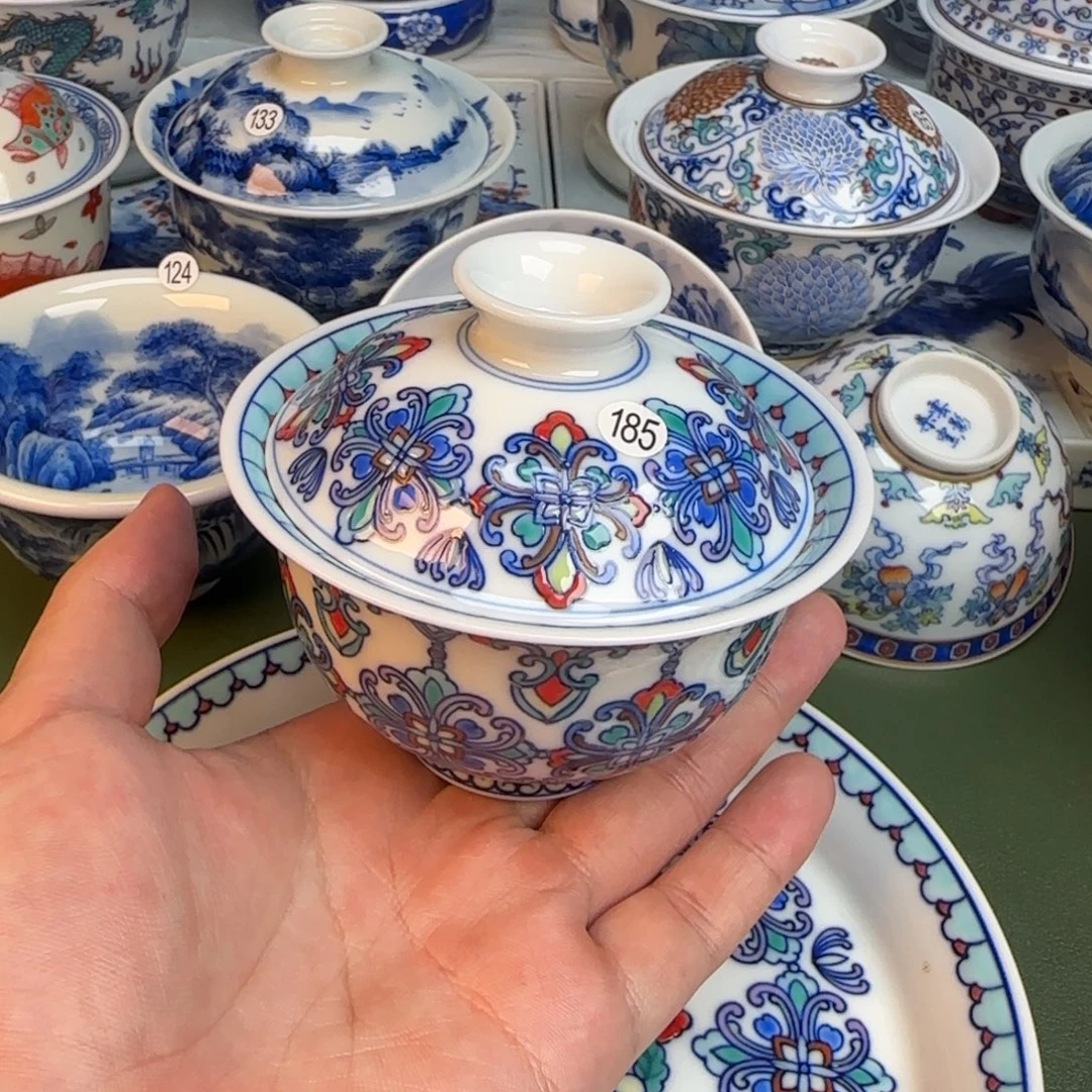 彦祖纯手工手绘茶具185