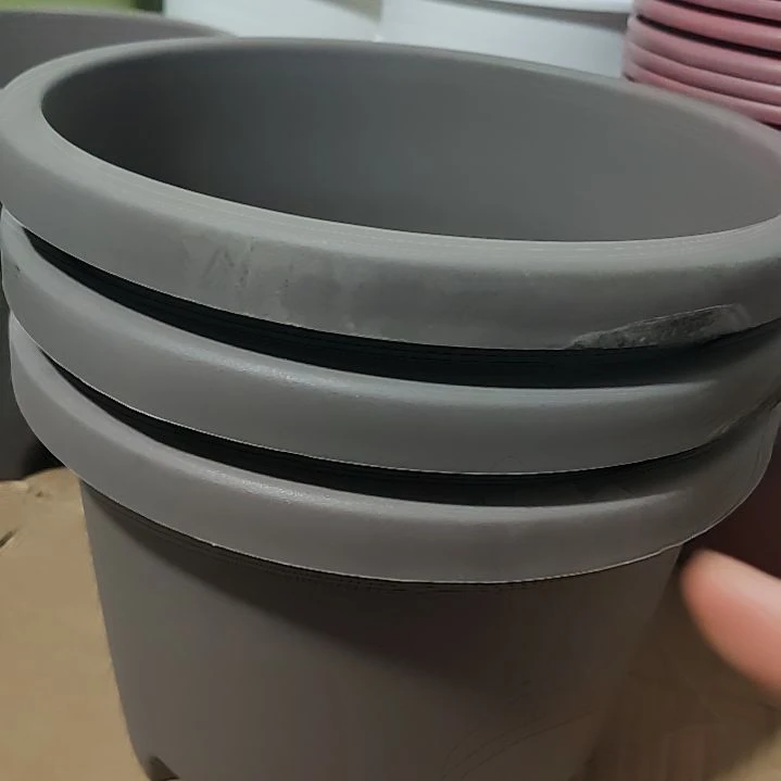 微瑕球根圆盆咖色 3 个