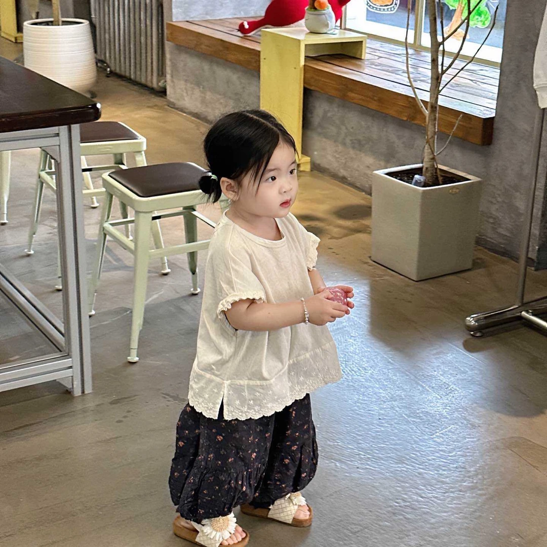 儿童女童洋气百搭韩版宽松门店装修清仓2025夏款