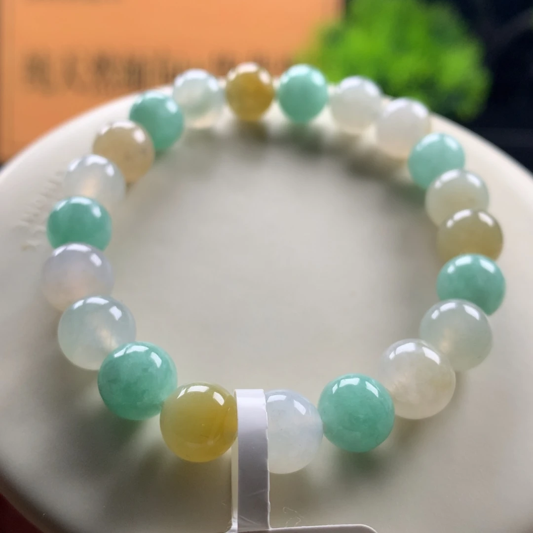 翡翠未镶嵌手链卡9