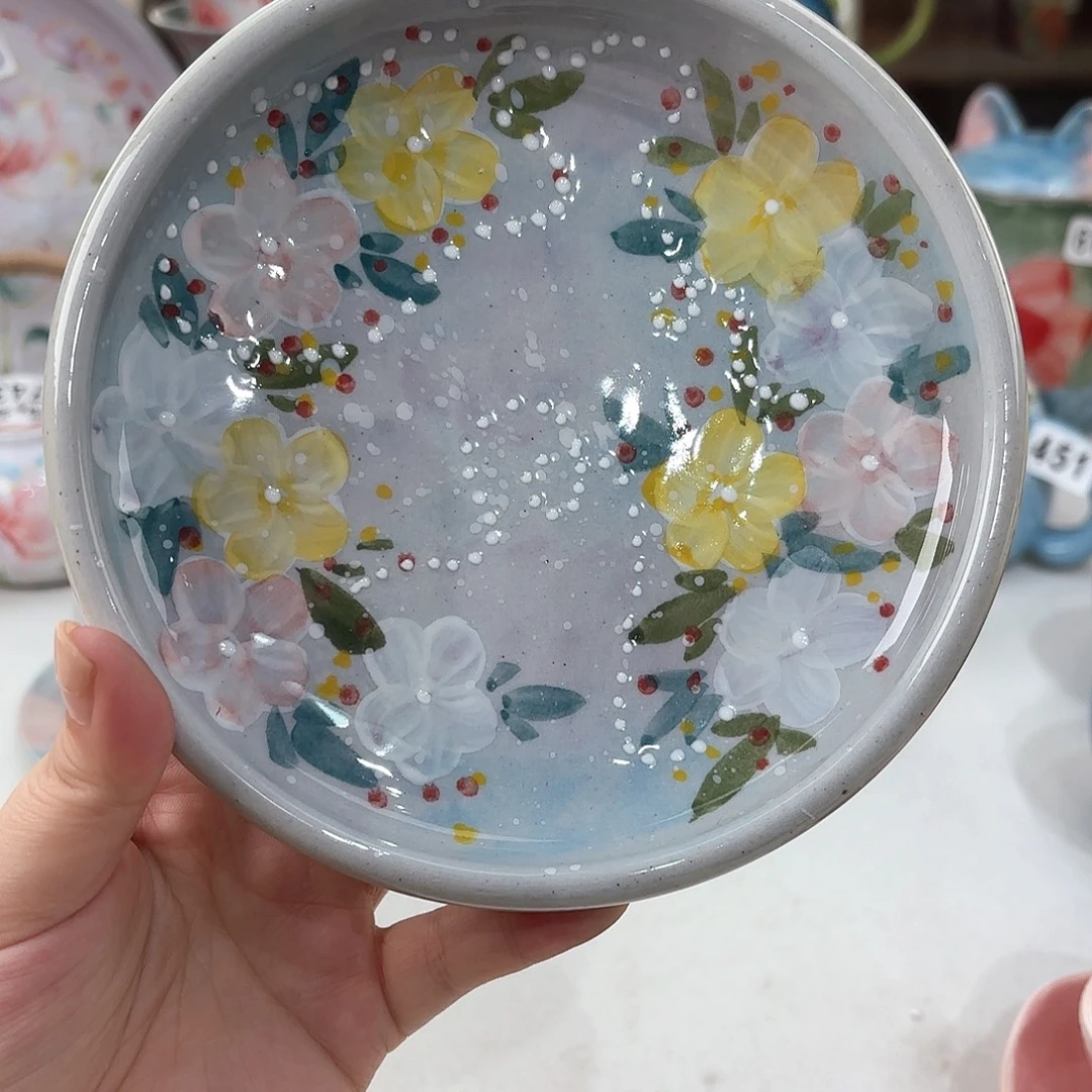 景德镇手绘高温釉下彩陶瓷茶具