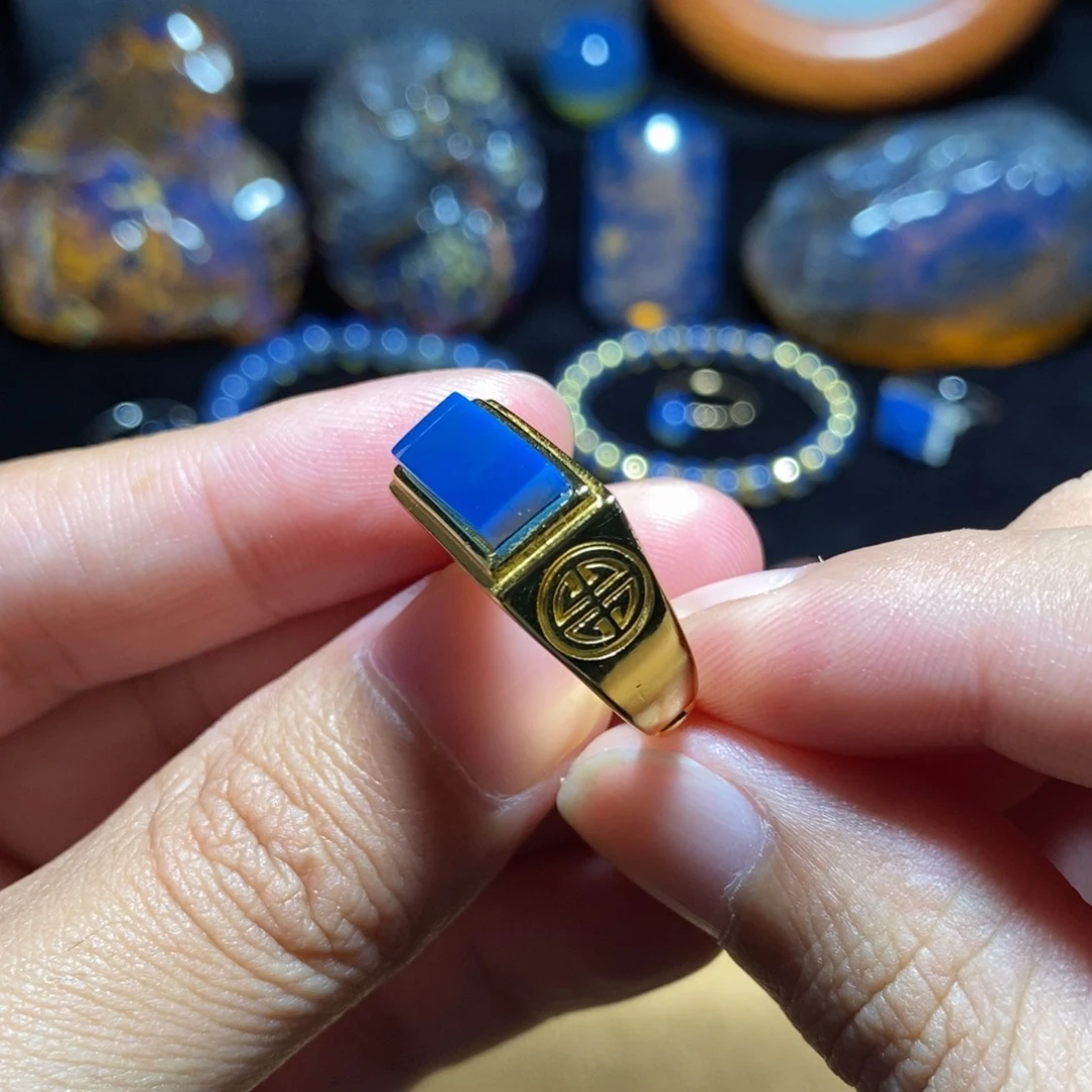 琥珀未镶嵌裸石多米尼加蓝珀