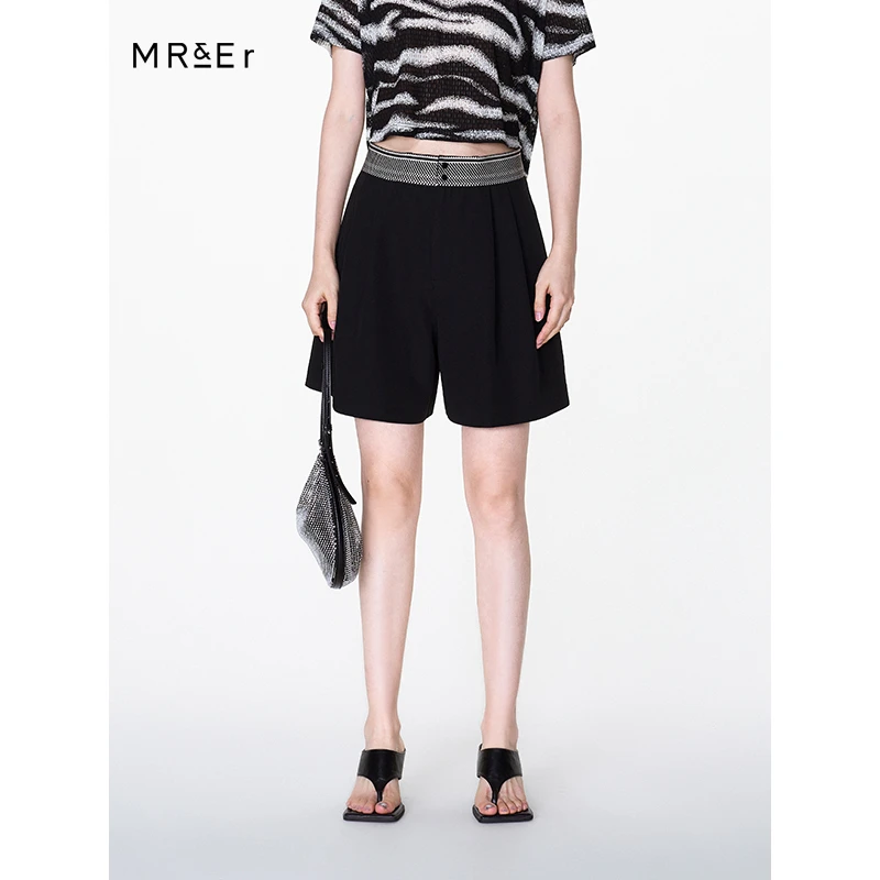 【小余专属】【福利清仓】高腰设计感腰头装饰百搭休闲短裤R4B70463