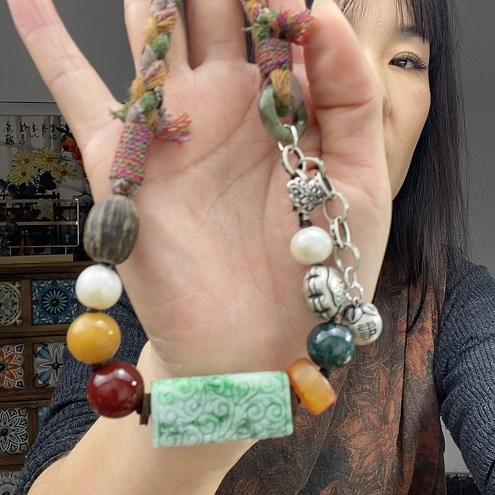 翡翠项链未镶嵌项链