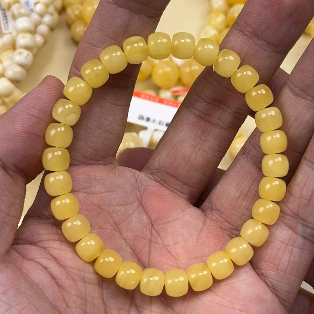 未镶嵌蜜蜡手串蜜蜡手串7.2mm