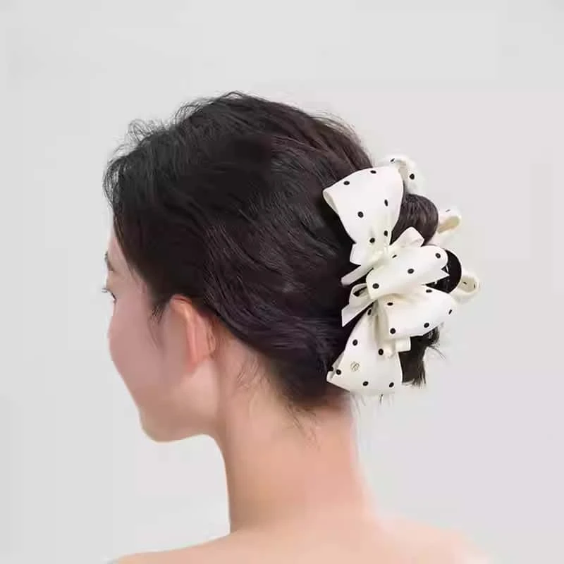 法式优雅抓夹女气质简约两色甜美都市百搭鲨鱼夹高级感时尚发夹新