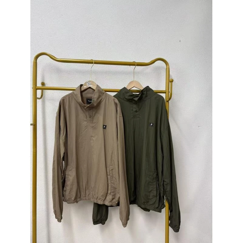 唯琳剪标 A10-14-2321款 男春秋套头立领宽松型长袖衫长70