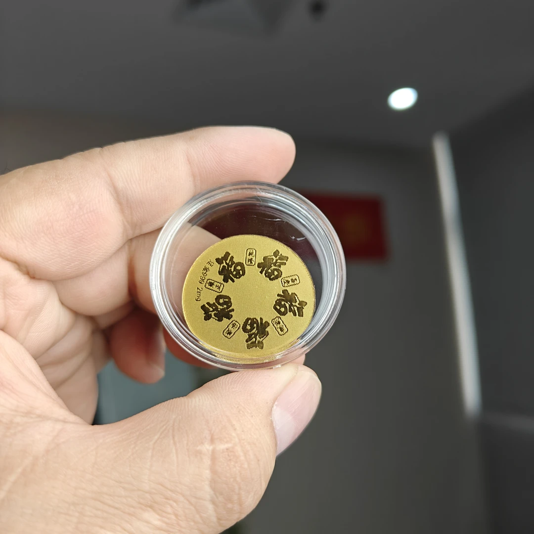 铜合金吊坠 时尚手机贴五福挂件