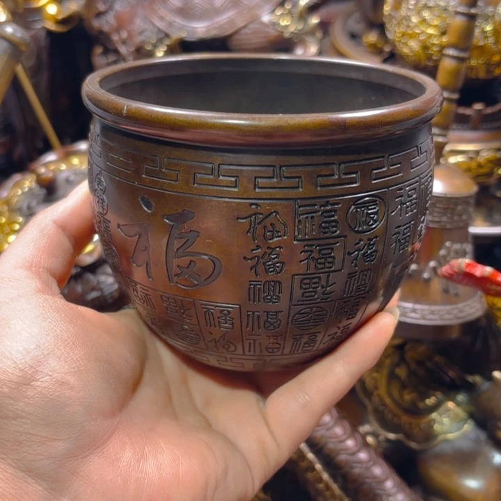 铜器摆件收收藏藏