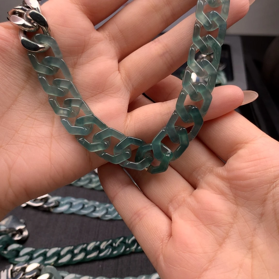 上***～翡翠未镶嵌手链003