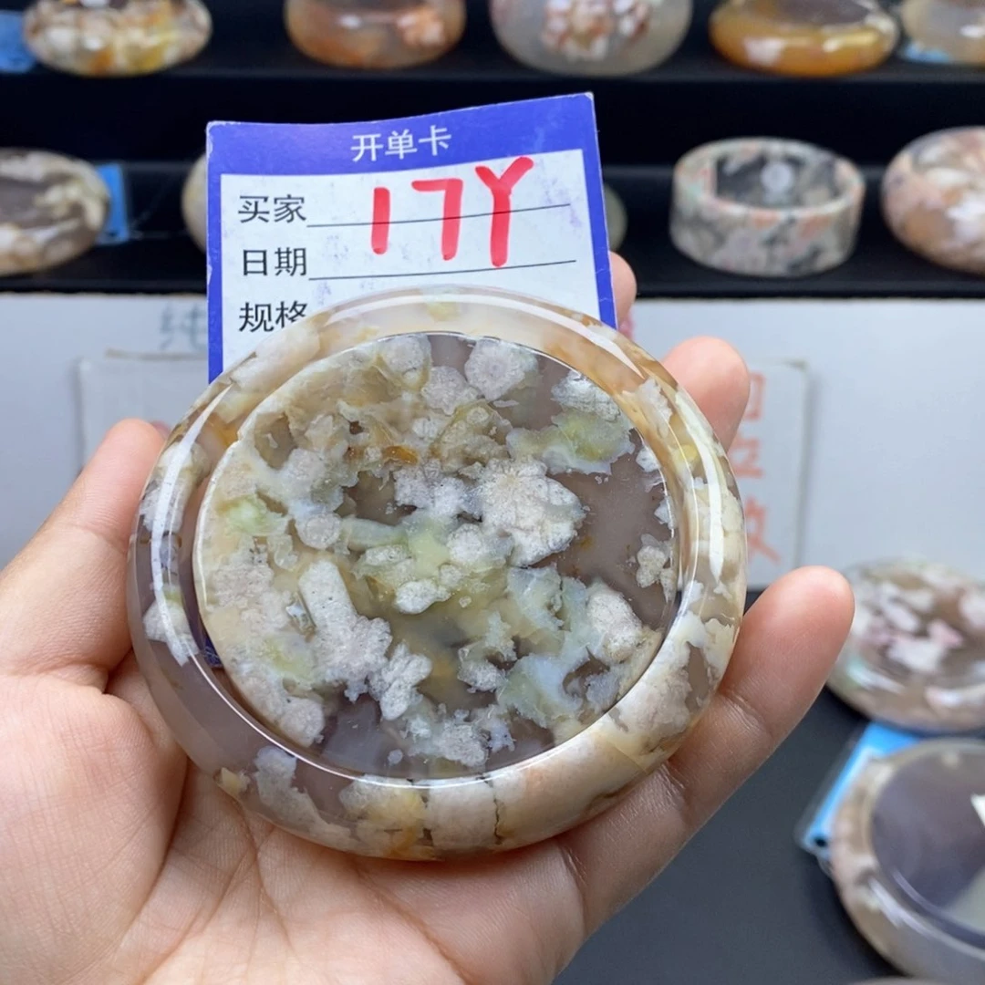 石英质玉手镯未镶嵌紫*