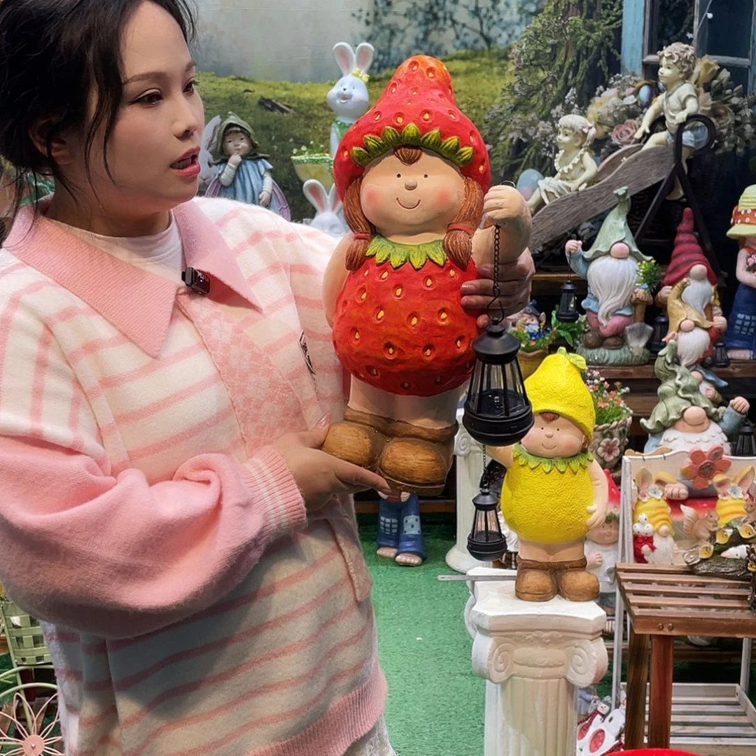 摆件花园摆件红红火火