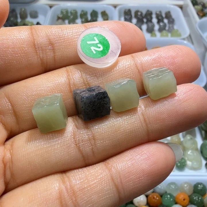 未镶嵌和田玉珠宝半成品