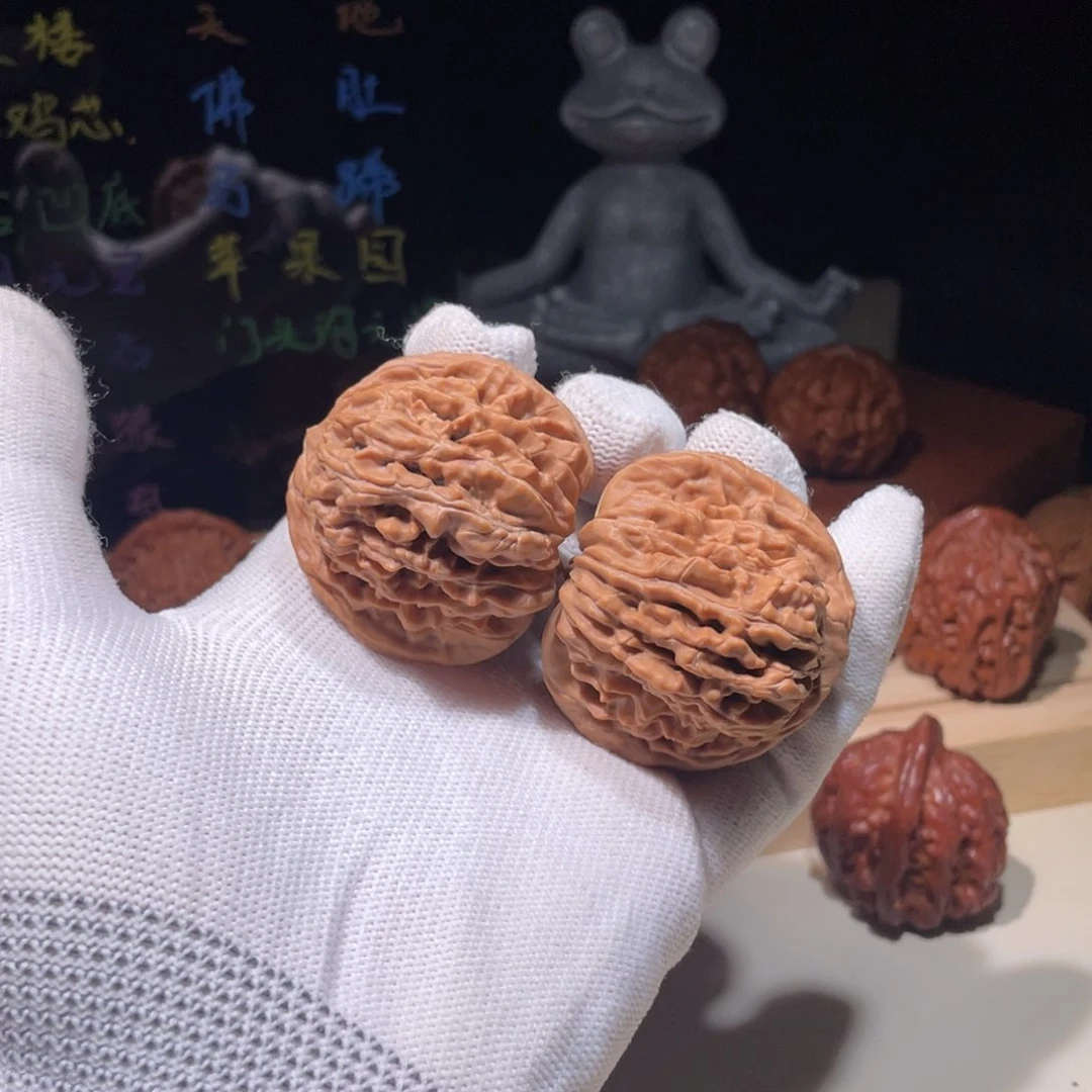 文玩核桃把件四座楼1909，4342