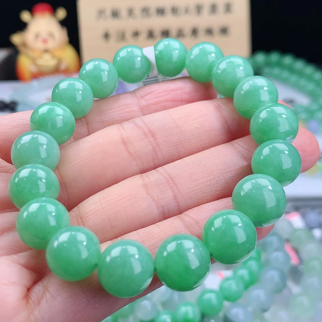 翡翠手链未镶嵌卡11.5mm