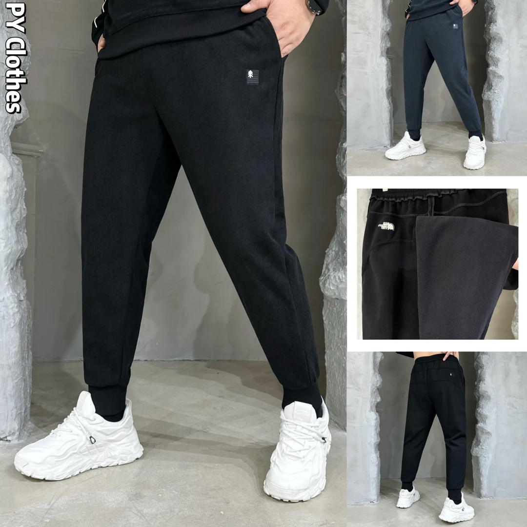 【有加绒】【博澳绒】胖语男装男款 2025季百搭休闲博澳绒卫裤99720#S