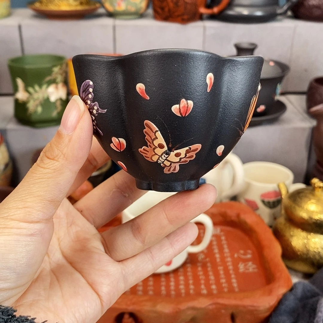 紫砂茶杯紫砂紫砂