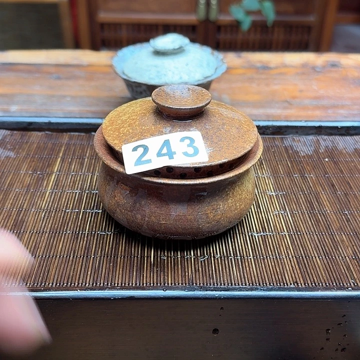 纯手工制作粗陶茶具