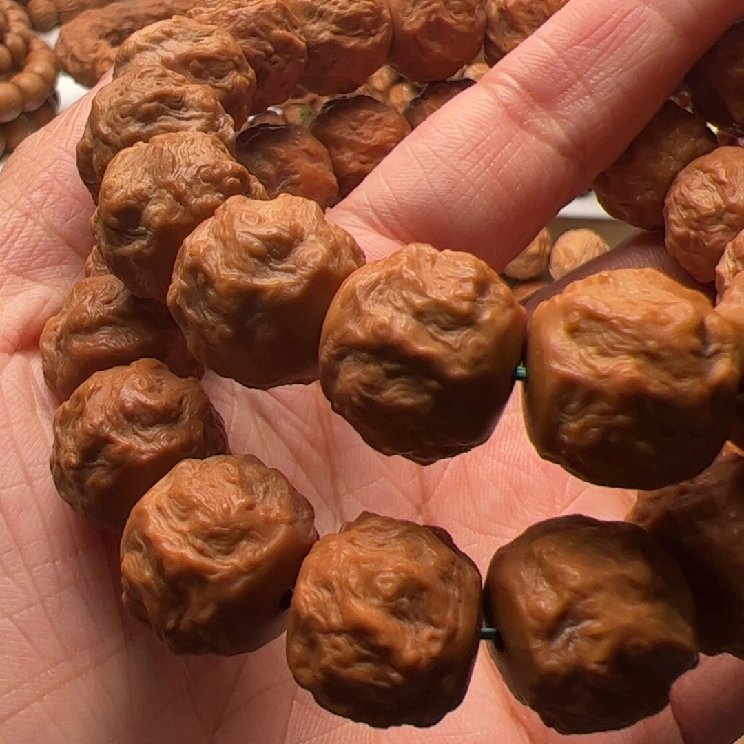 猴头核桃手串微瑕大龙蛇14-15