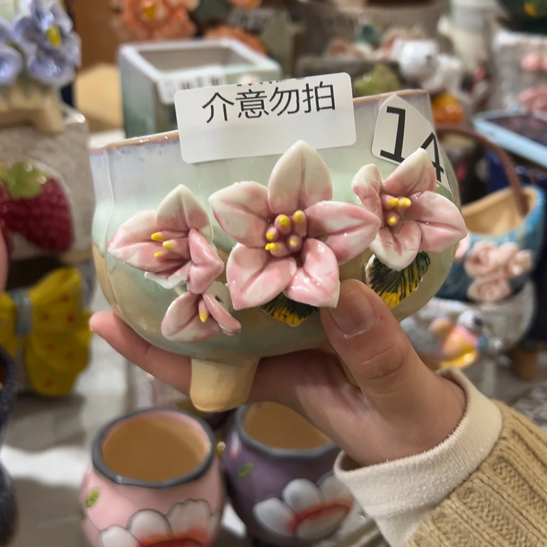 瑕疵140 花盆，拍满20发货，退款拉黑