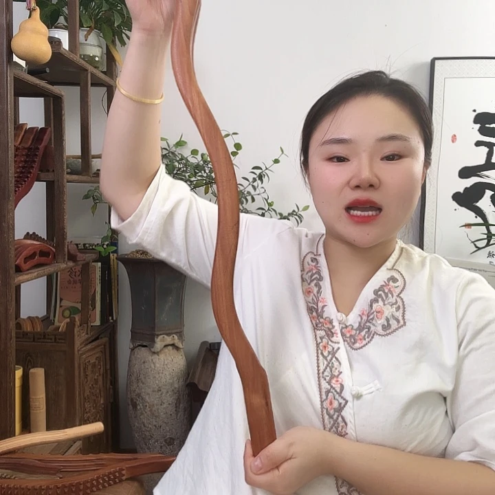 红檀木008擀筋棒二等品