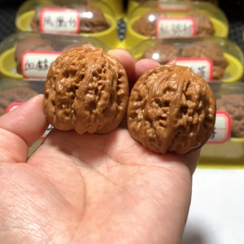 吊坠文玩核桃风**记蜡皮野生