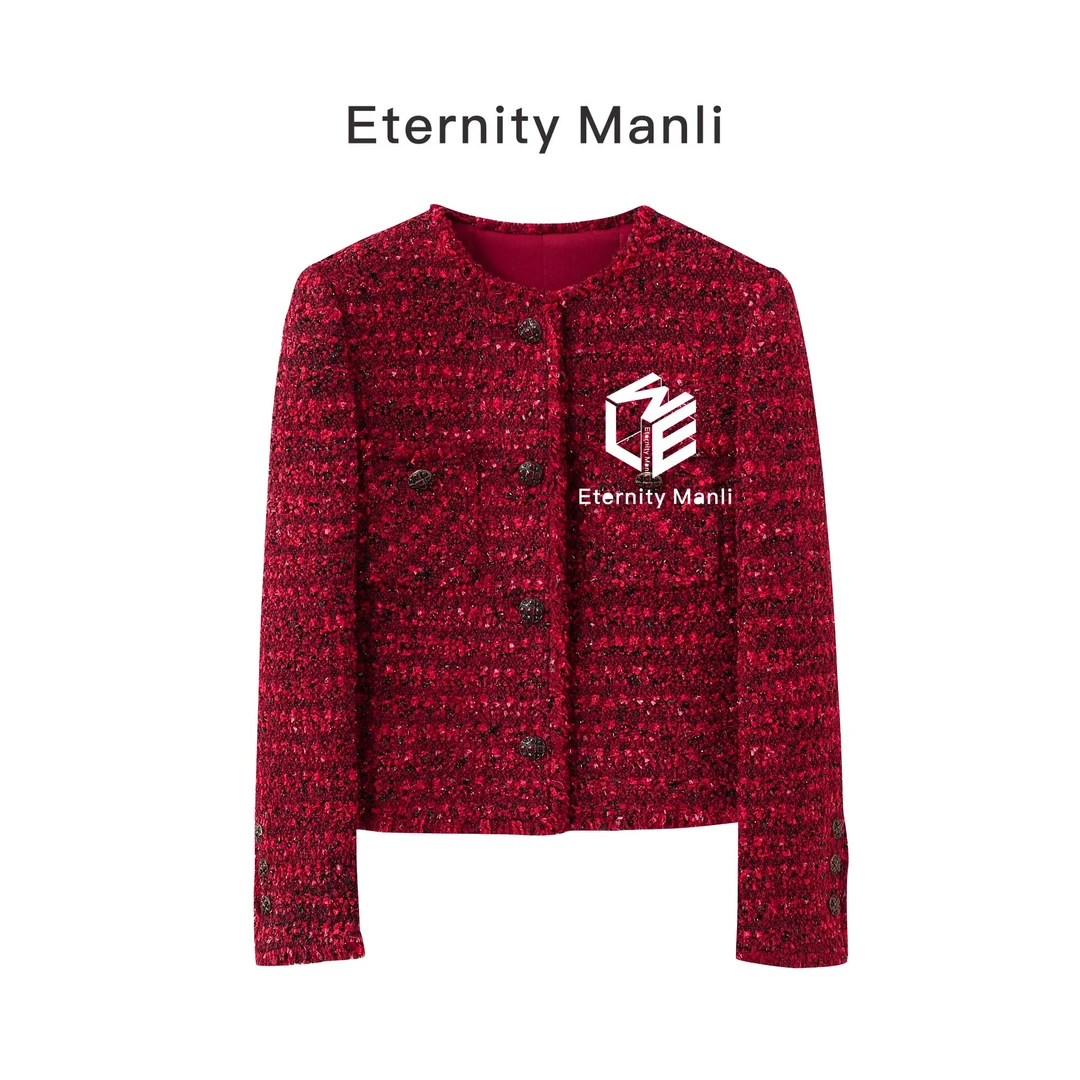 【红运当头】秋冬高级感时尚手工小香风外套XXF9048