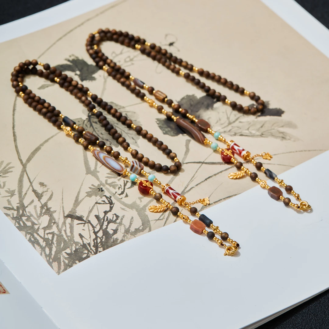 【云上雅岚】鹤华亭丨C29910-S925珠珠项链-4mm-多样性发一件