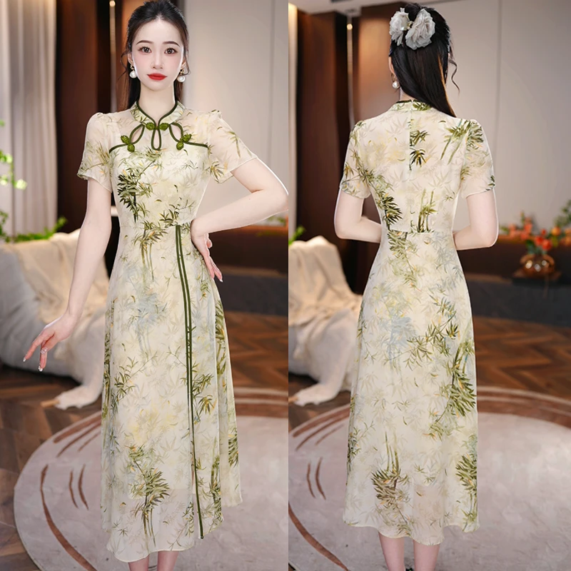 【节节高升】2025年夏季新款时尚连衣裙气质高贵轻奢高端不挑人