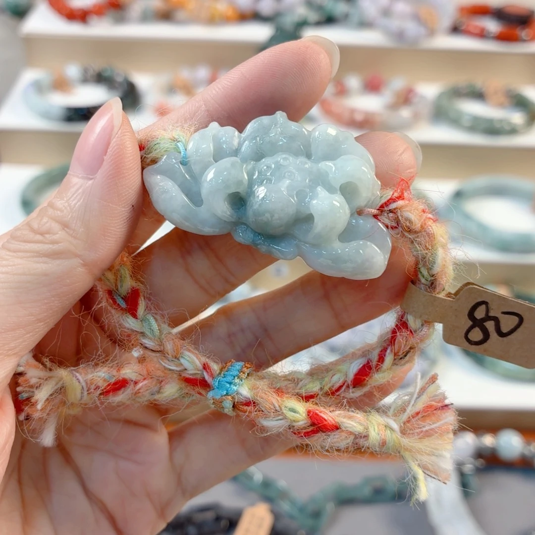 翡翠未镶嵌手链手串