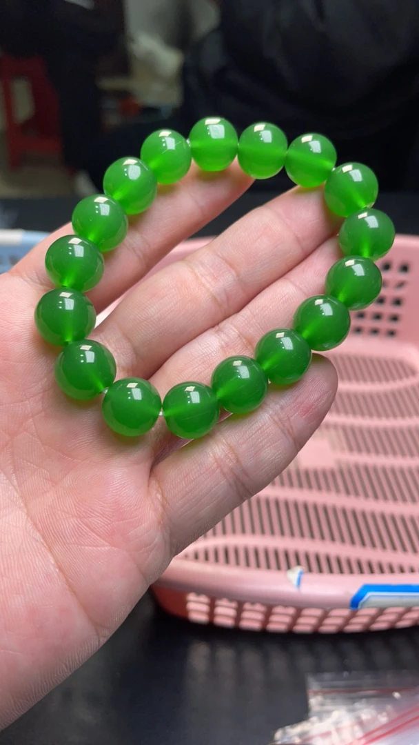 B250  卡12 冰绿手串