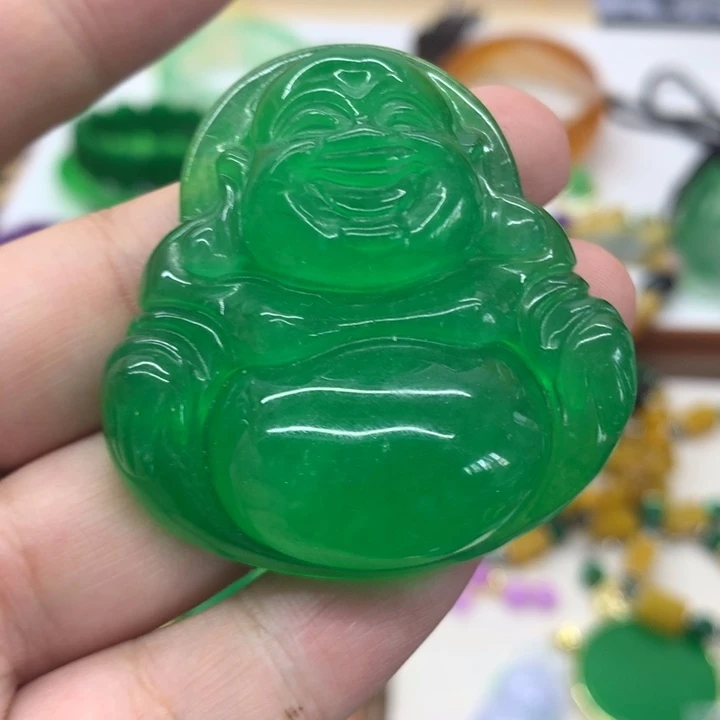 颈饰未镶嵌翡翠吊坠