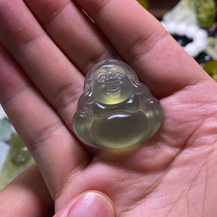 岫玉未镶嵌岫玉颈饰