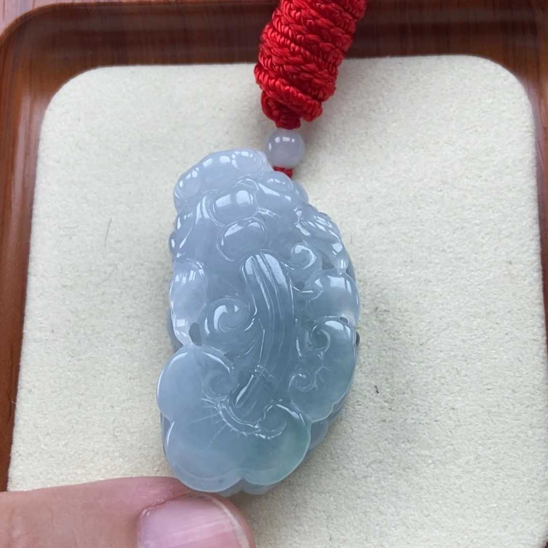 颈饰未镶嵌翡翠如意貔貅吊坠
