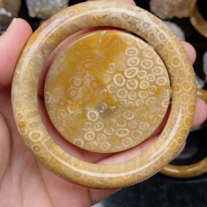 未镶嵌手镯硅化玉61