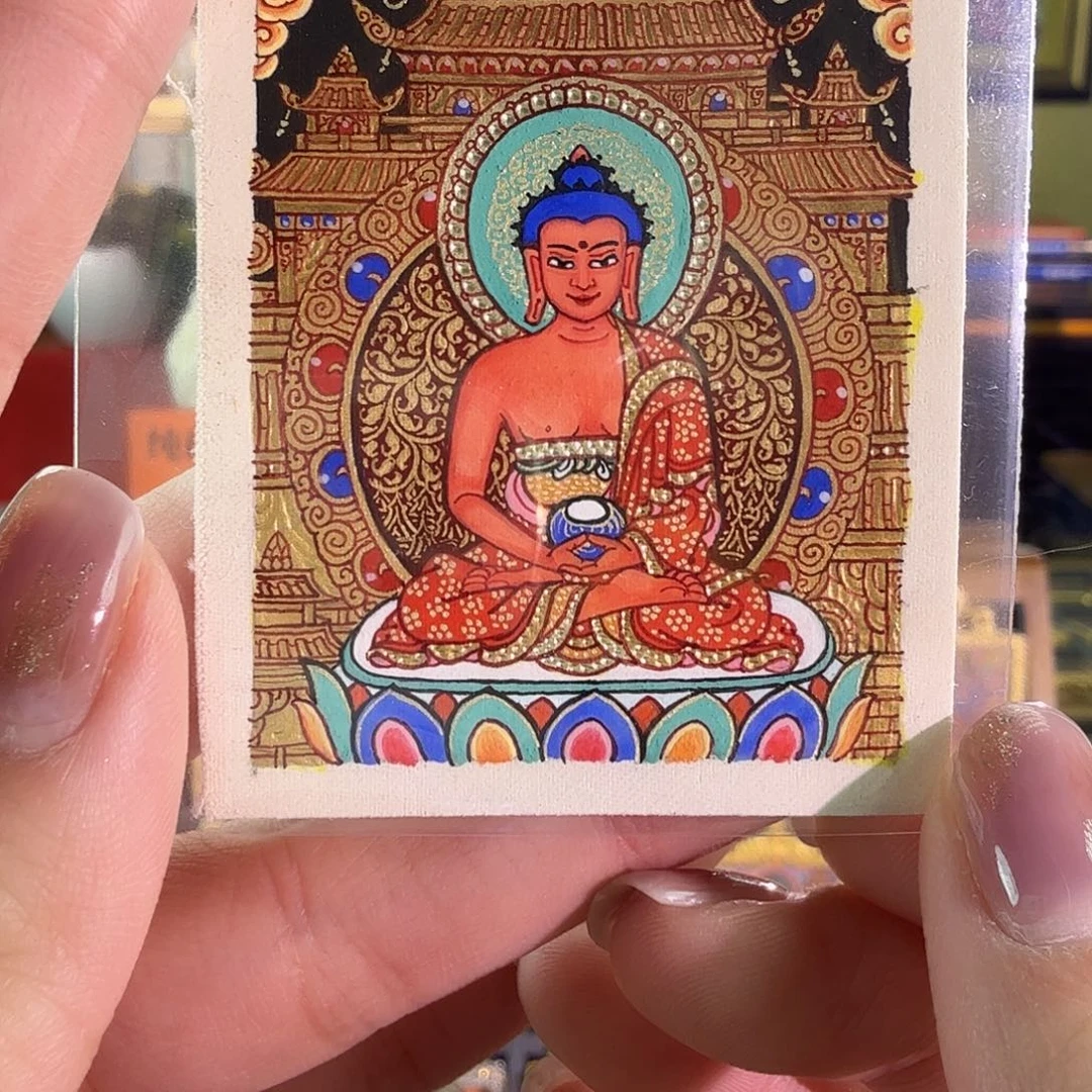 吊坠阿弥纯手绘东智