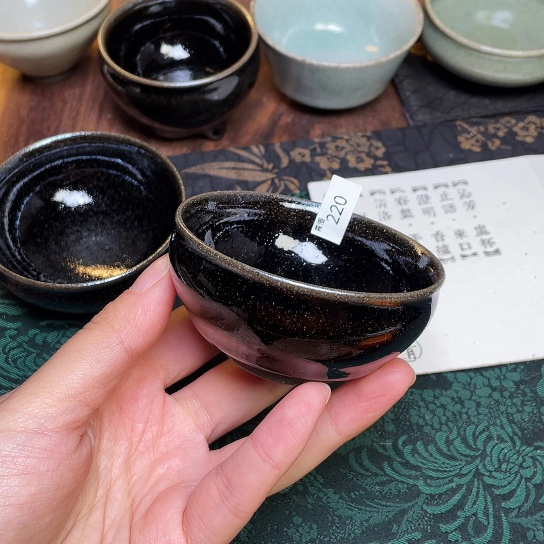 茶盏220 福临号建盏柴烧微瑕