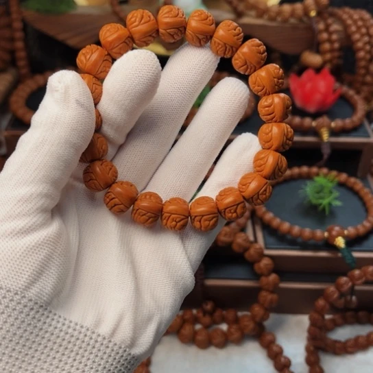 吊坠桃核14荔枝手串