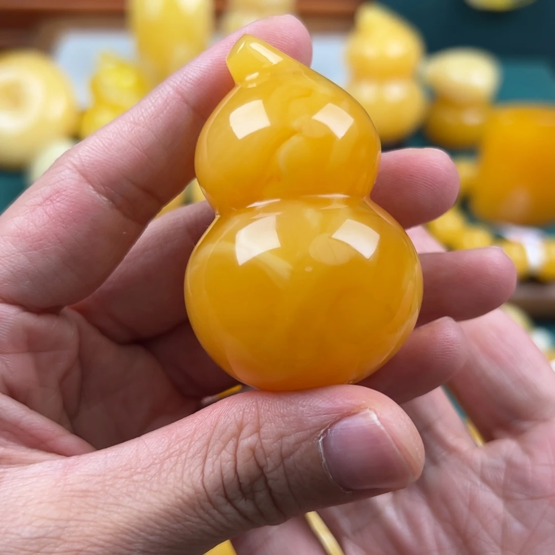 琥珀未镶嵌颈饰纯天然琥珀蜜蜡无优化