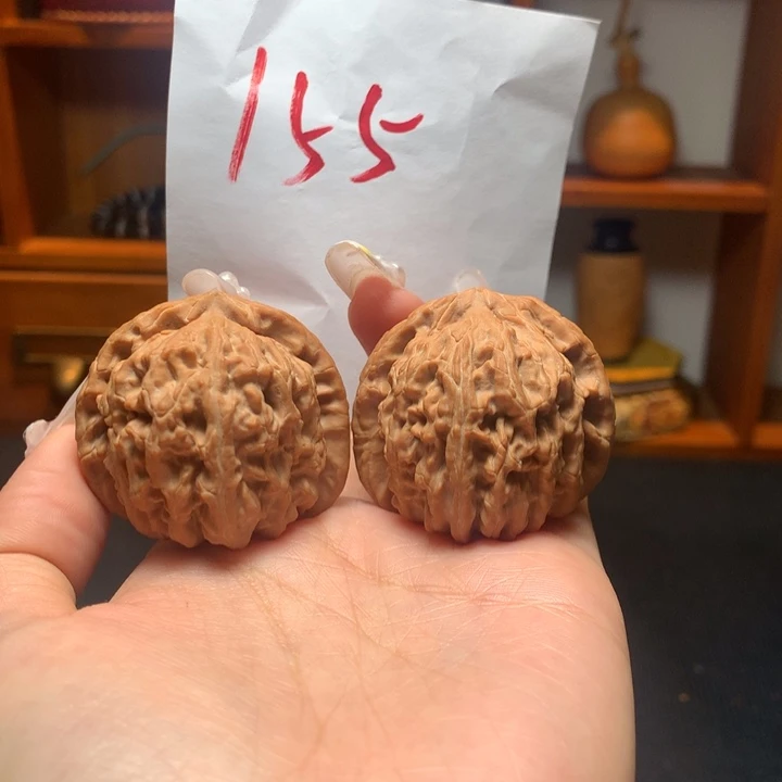 吊坠文玩核桃白狮子