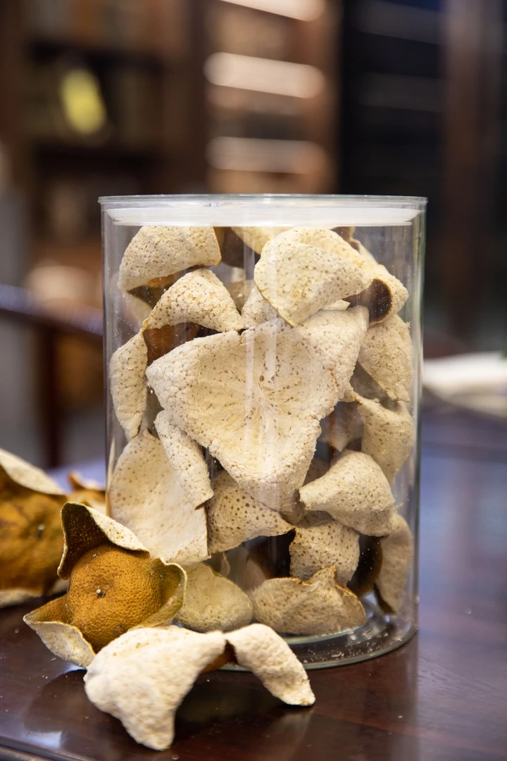 2024年新会陈皮九子沙产区今元宝碗仔皮圈枝二红皮（收藏级）