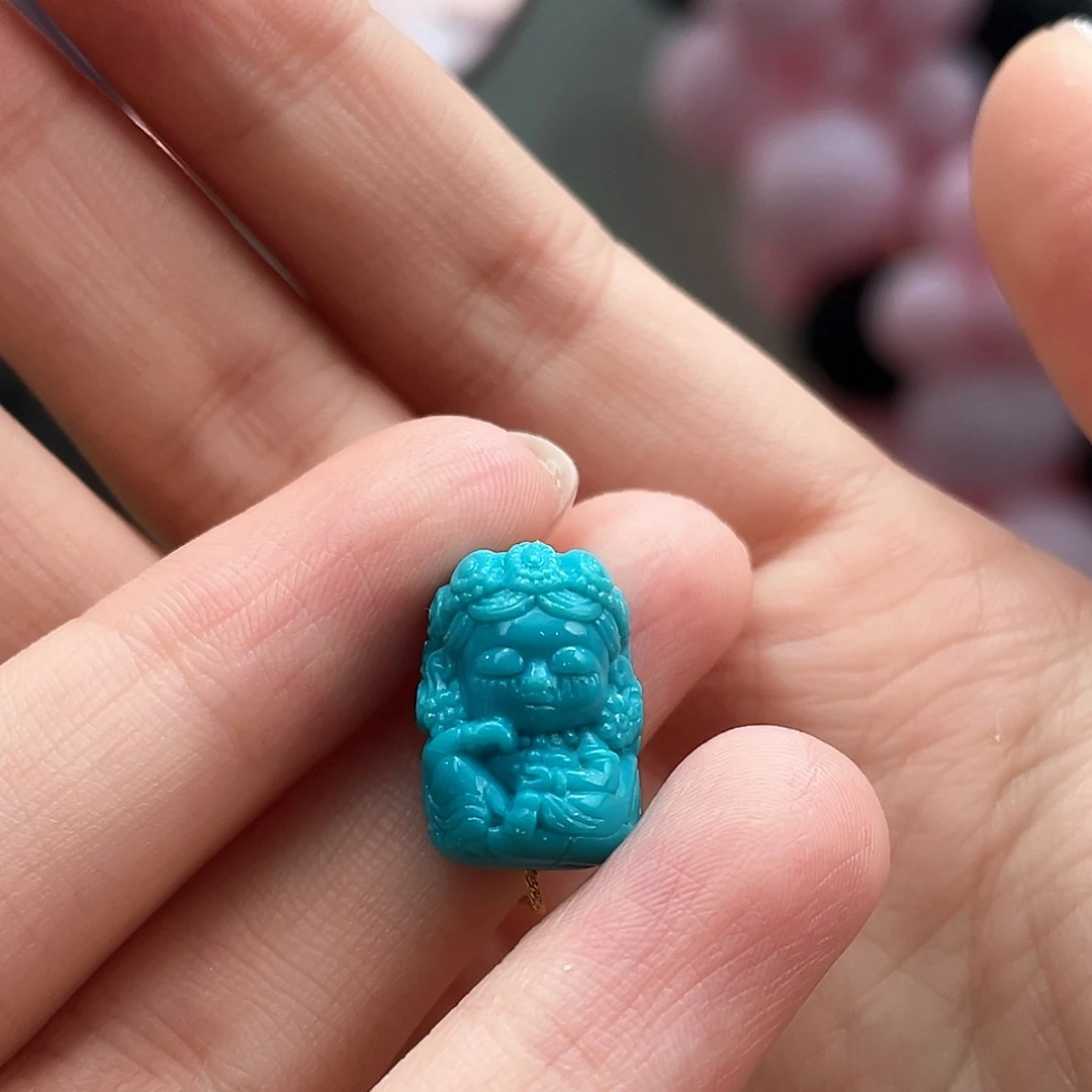 绿松石未镶嵌颈饰